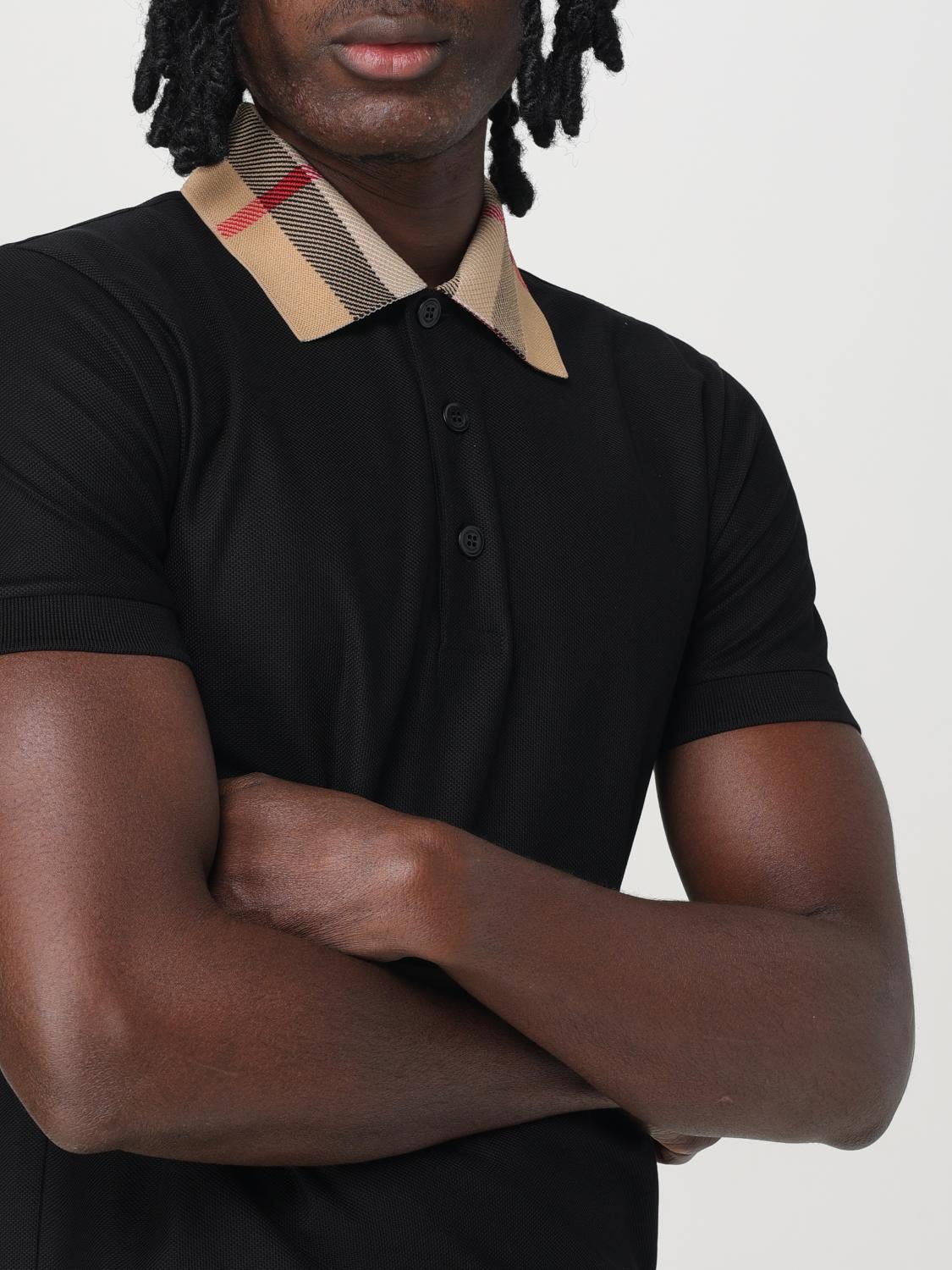 Burberry Polo Shirt Men Black
