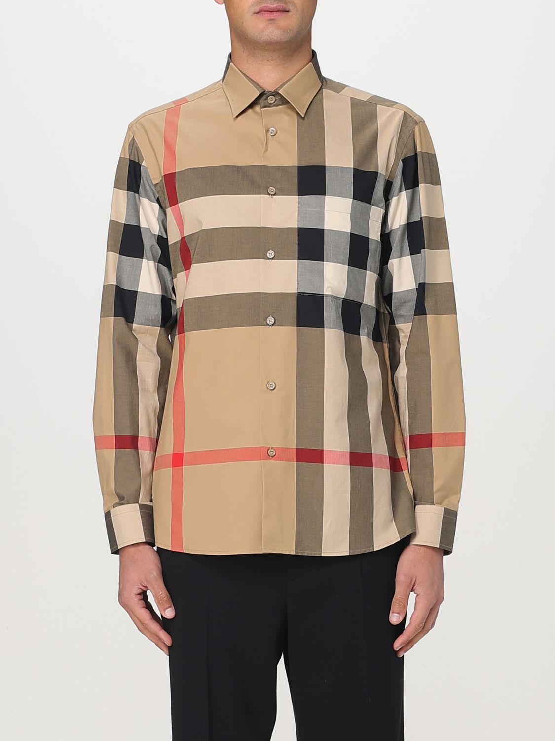 Burberry Shirt Men Beige