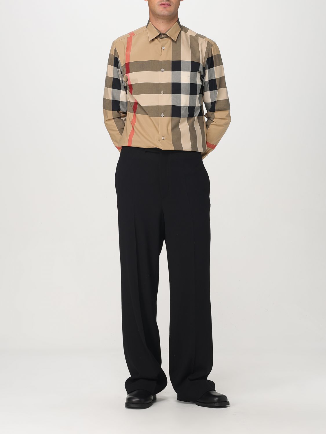 Burberry Shirt Men Beige