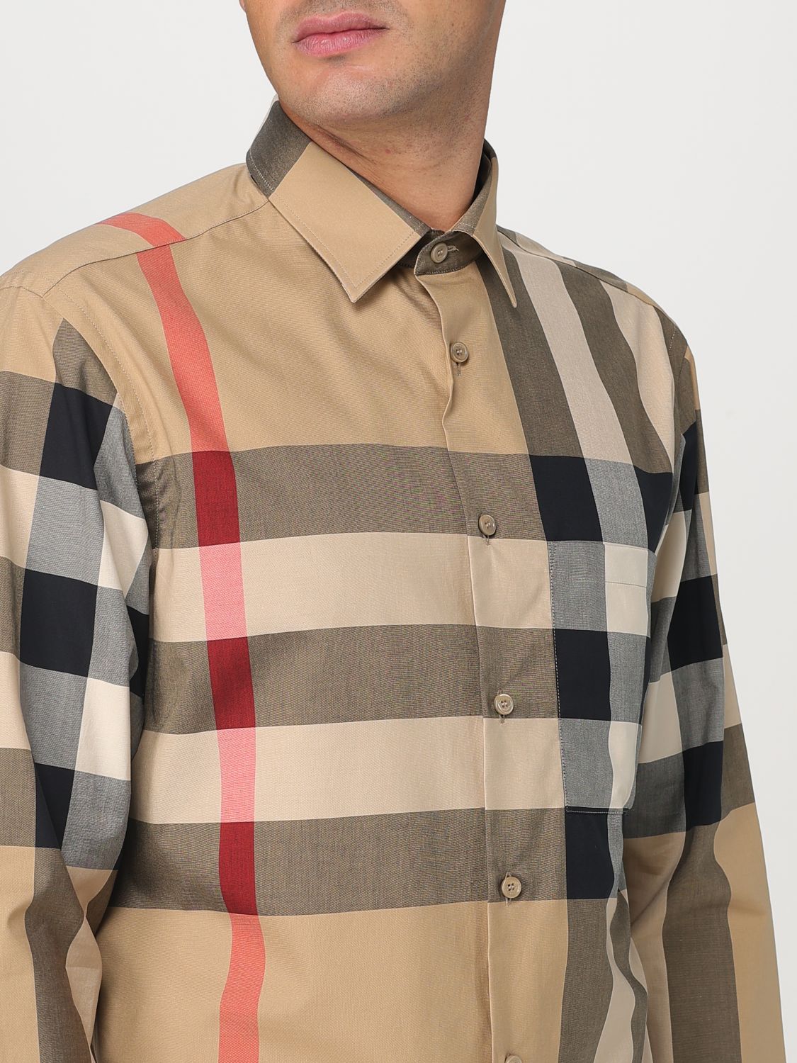 Burberry Shirt Men Beige