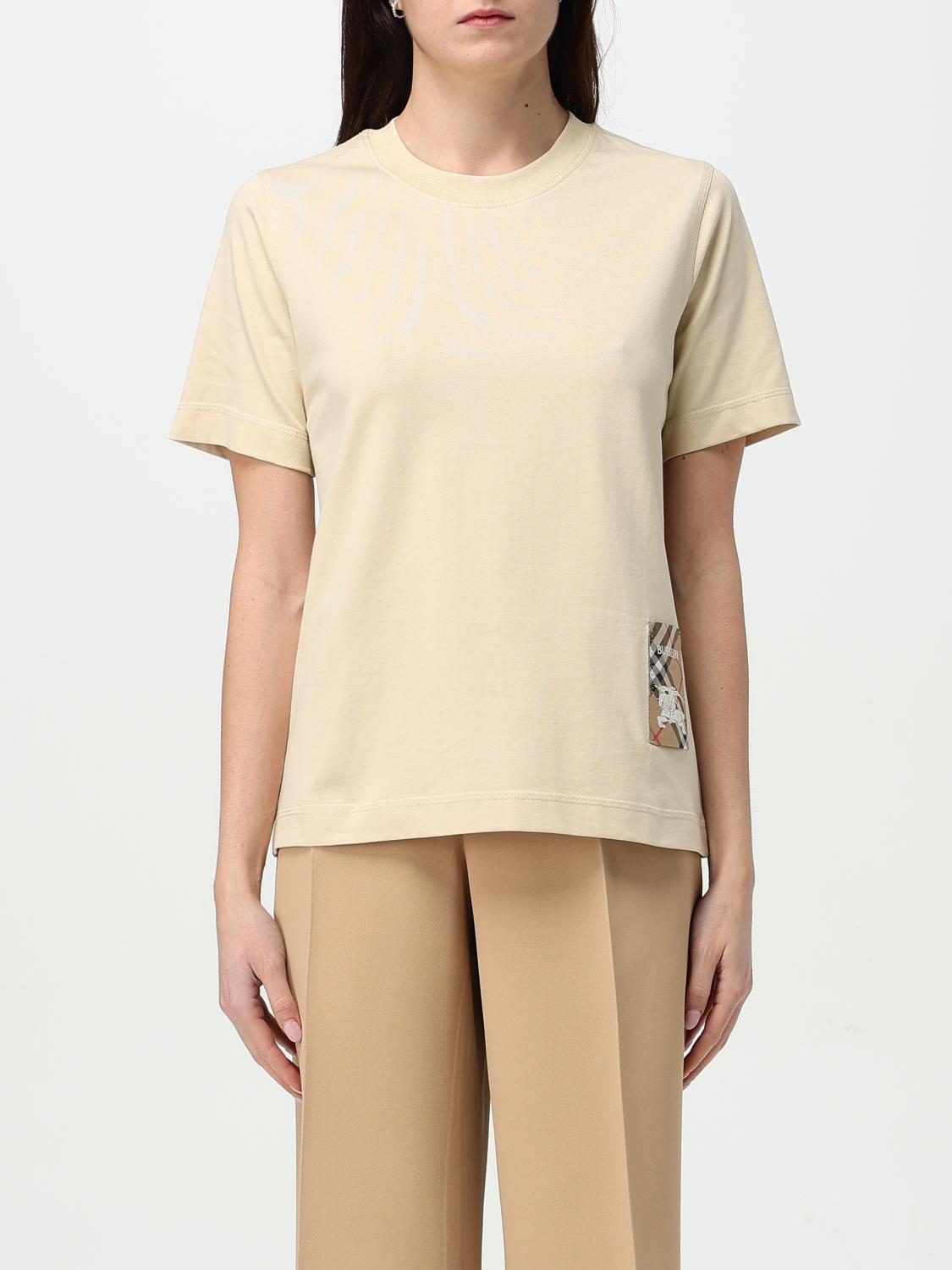 Burberry T Shirt Woman Brown