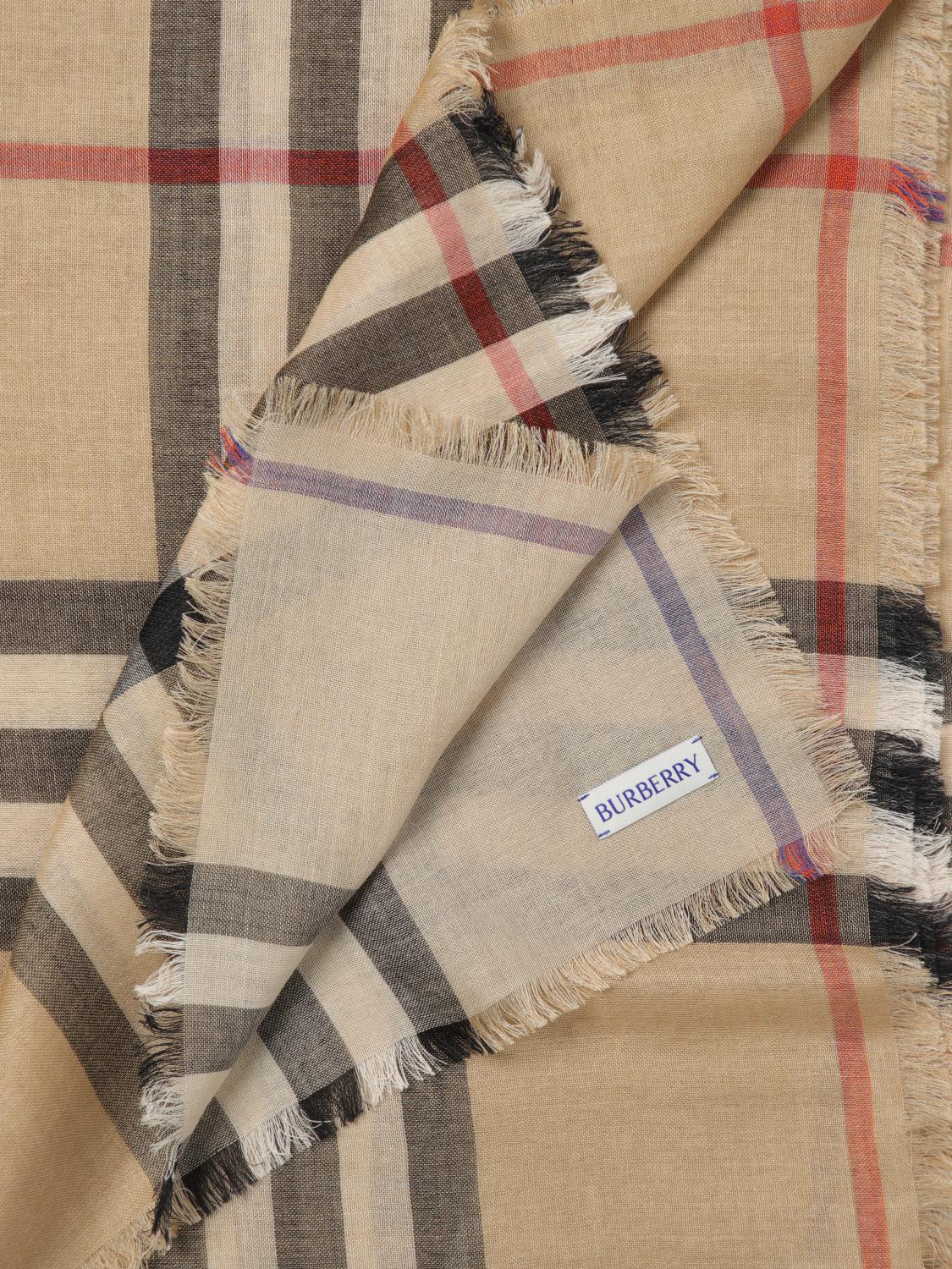 Burberry Scarf Woman Sand