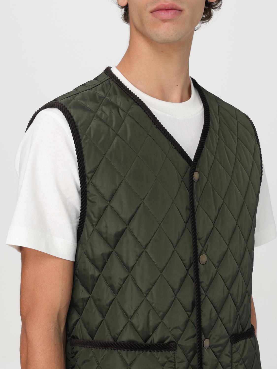 Burberry Suit Vest Men Olive