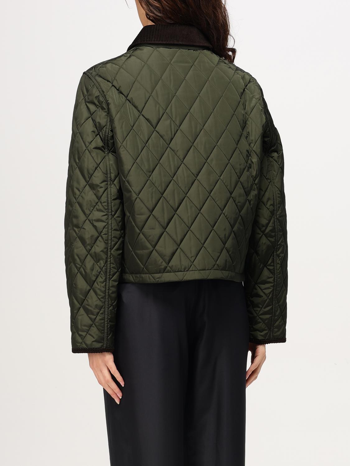 Burberry Jacket Woman Olive