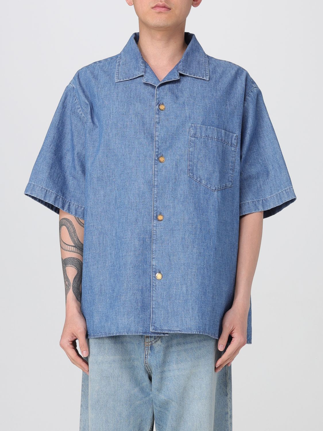 Valentino Shirt Men Blue