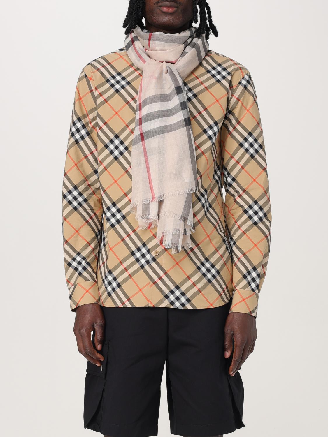 Burberry Scarf Men Pink