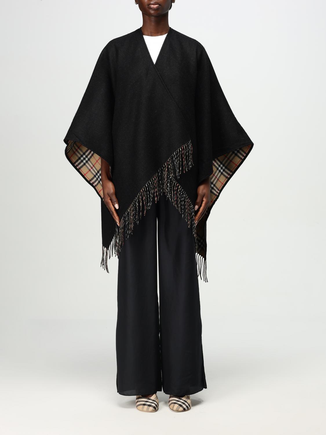 Burberry Coat Woman Black