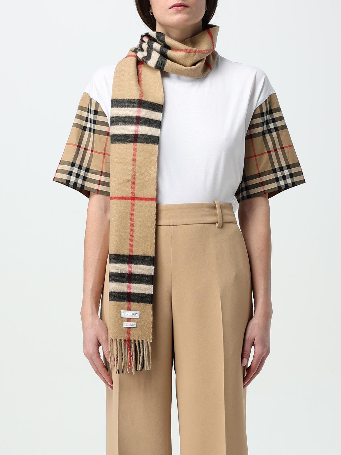 Burberry Scarf Woman Beige