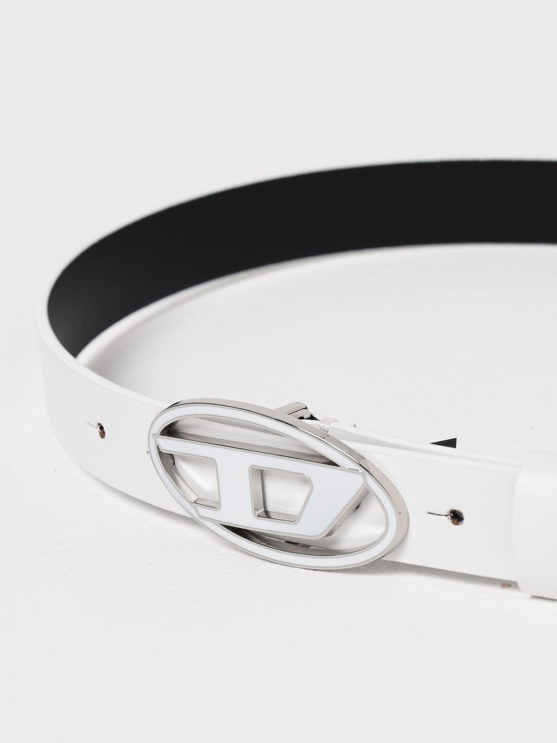 Diesel Belt Woman White