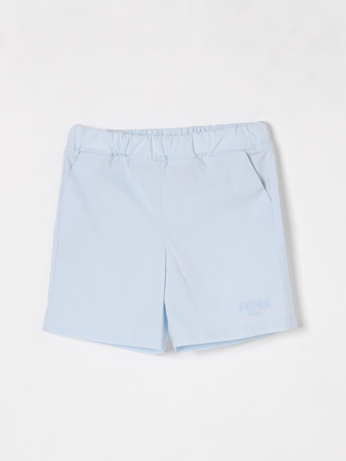 Fendi Shorts Kids Blue