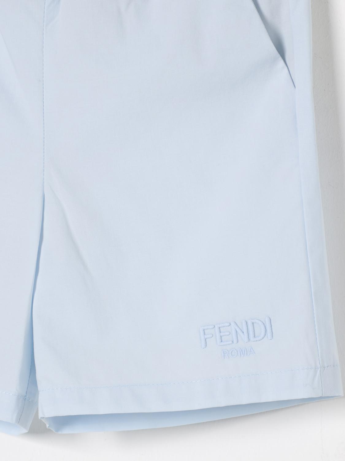 Fendi Shorts Kids Blue