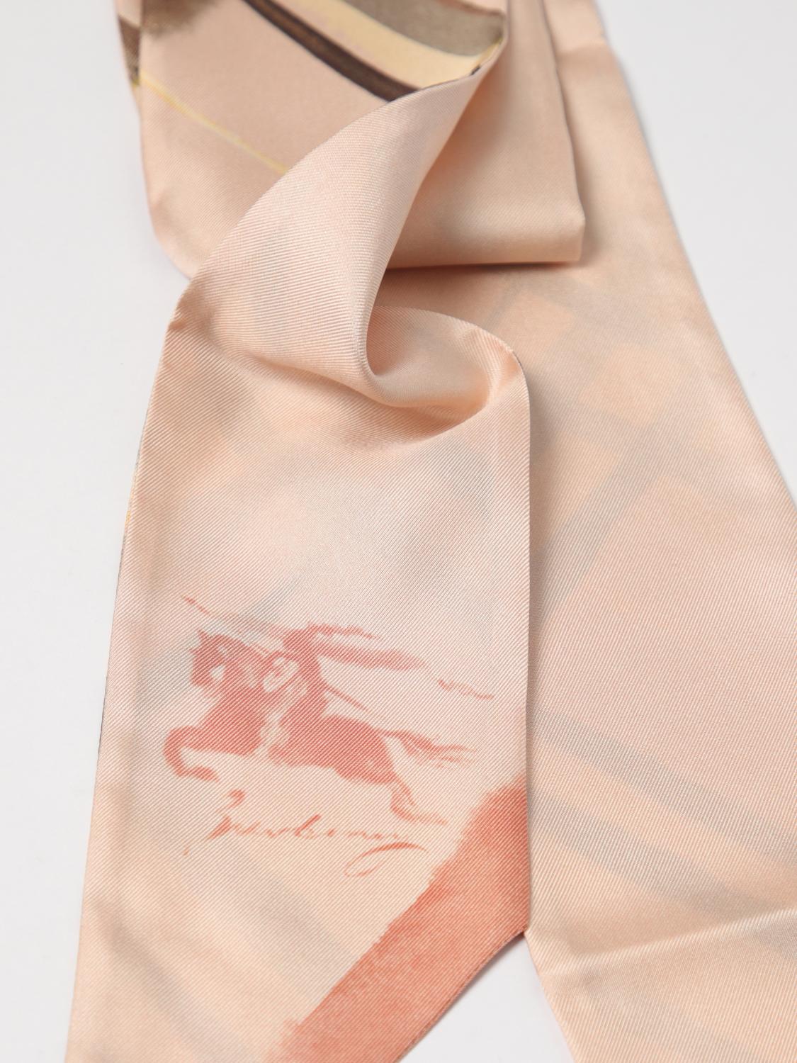 Burberry Neck Scarf Woman Beige