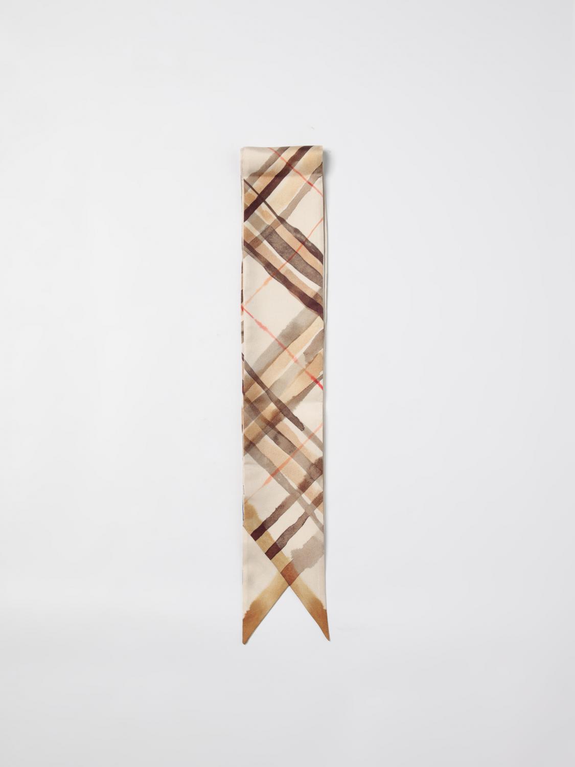 Burberry Neck Scarf Woman White