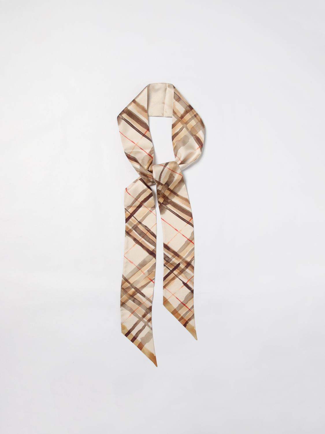Burberry Neck Scarf Woman White
