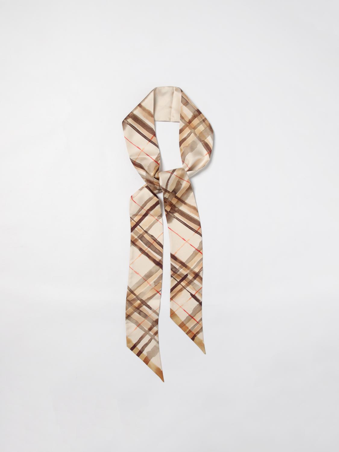 Burberry Neck Scarf Woman White