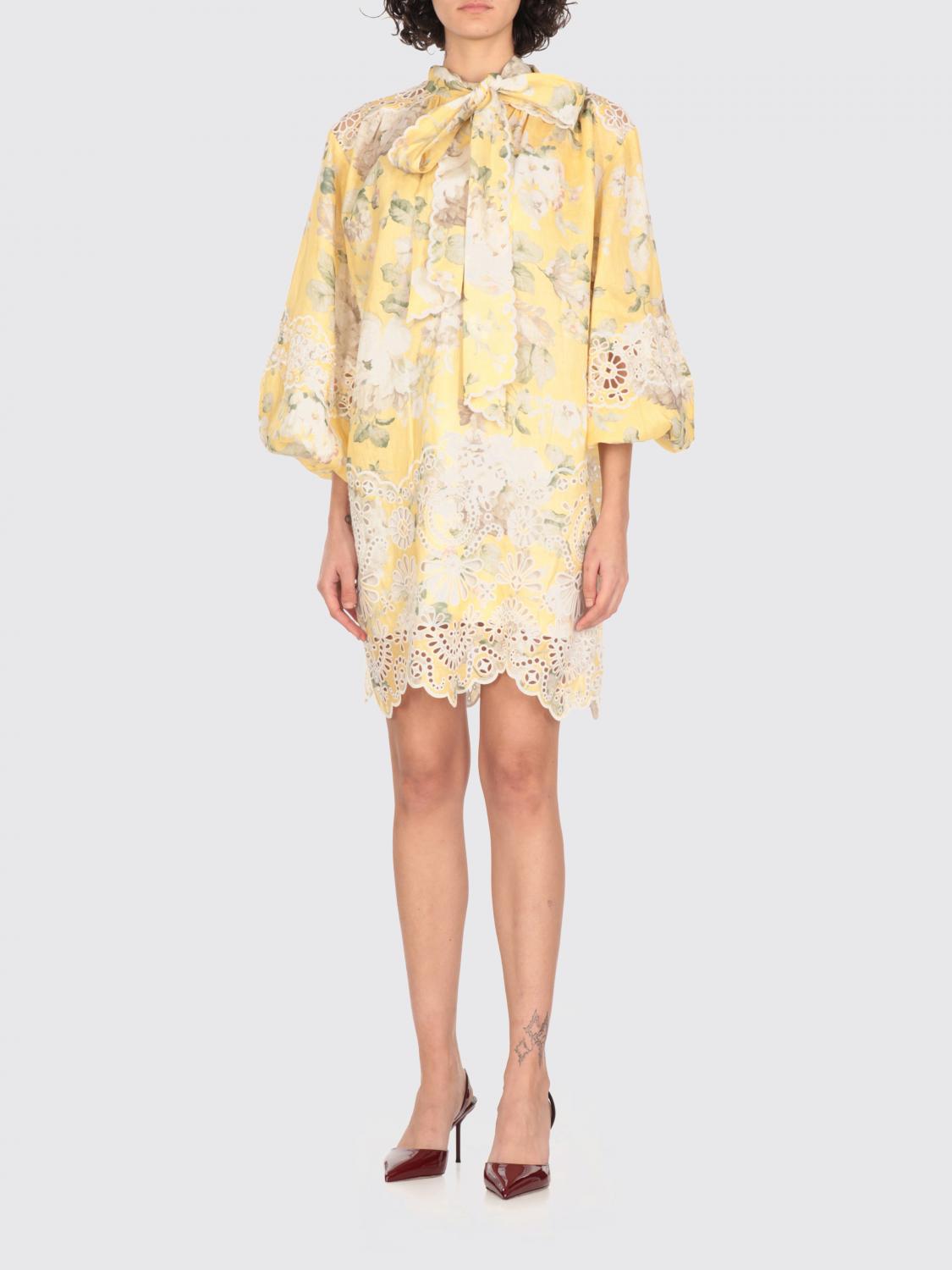 Zimmermann Dress Woman Yellow
