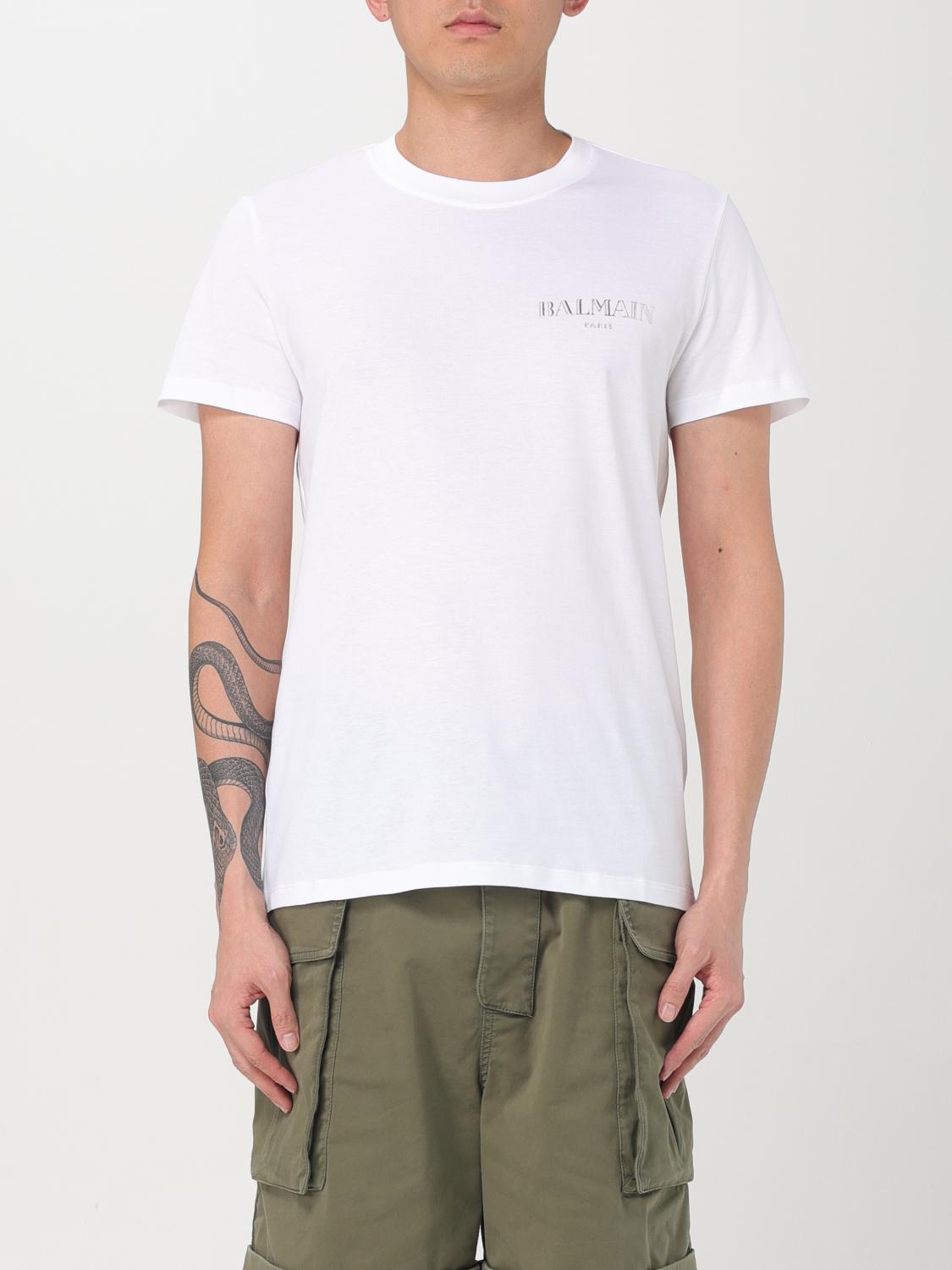 Balmain T Shirt Men Black