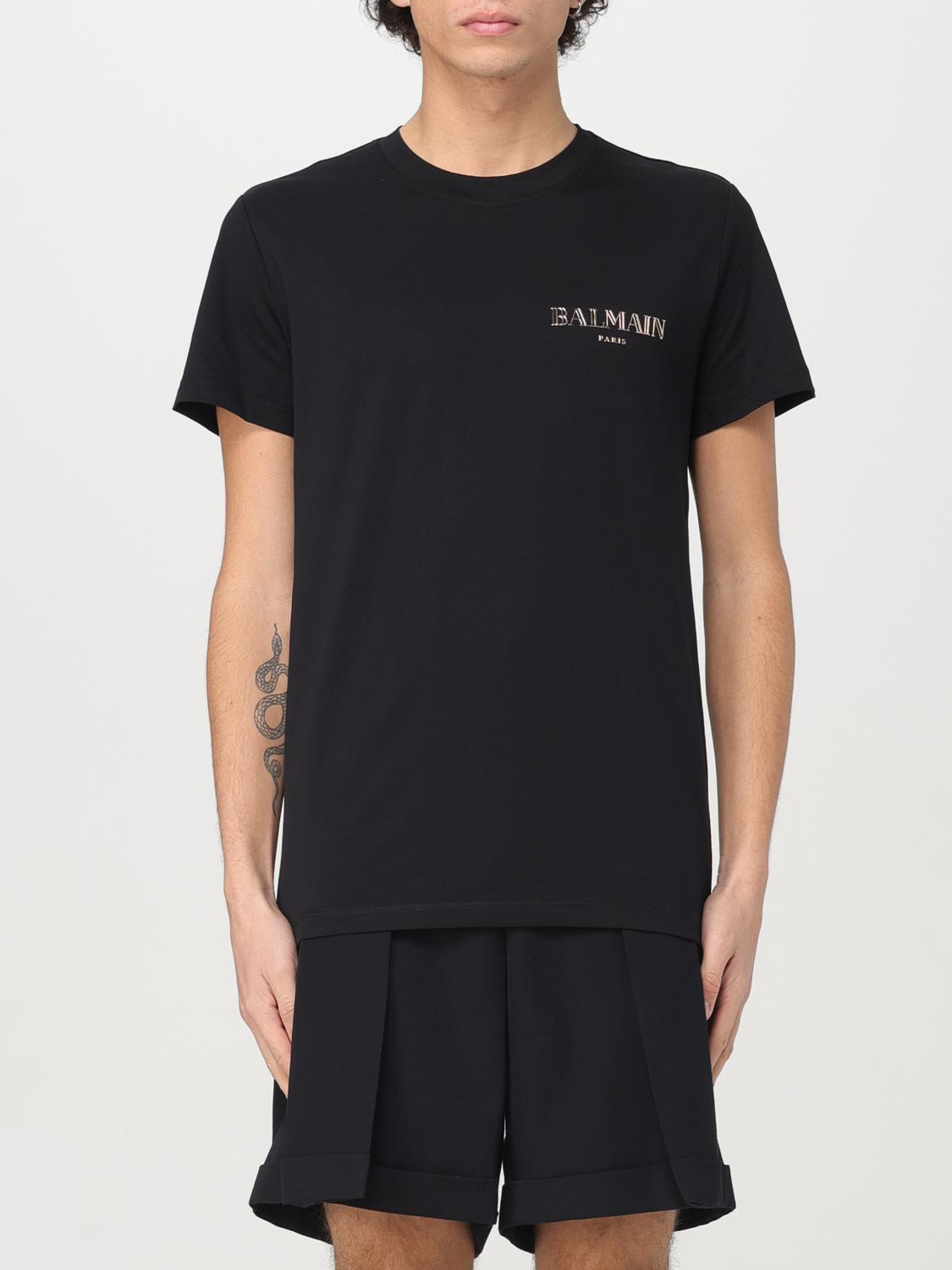 Balmain T Shirt Men Black