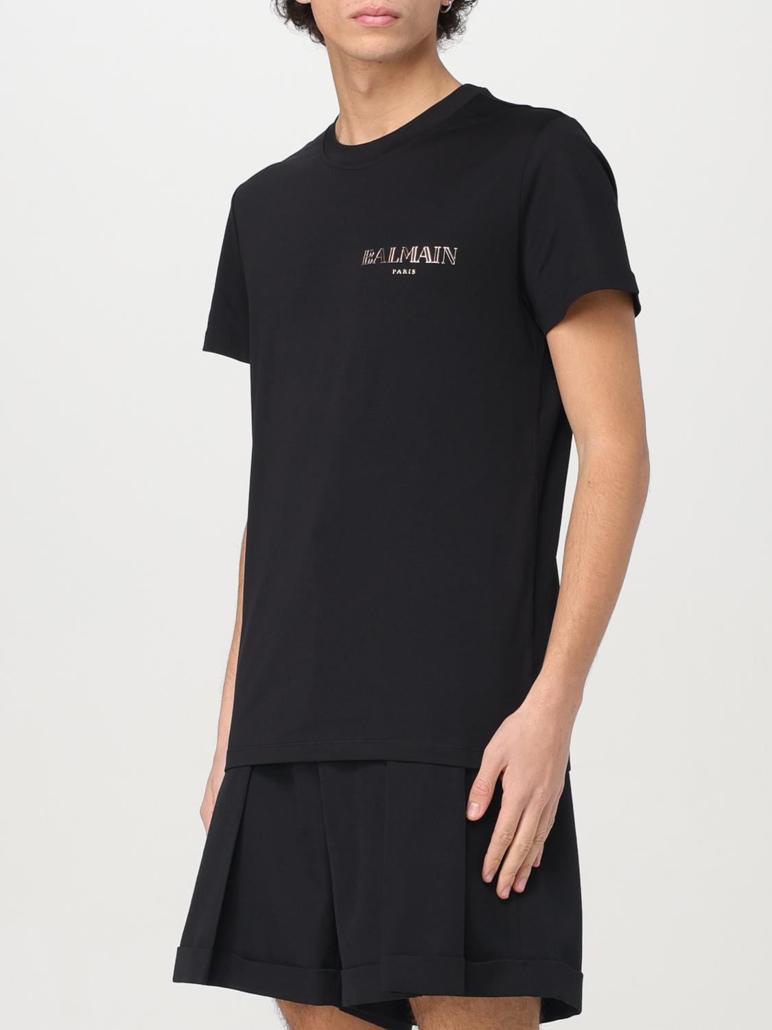 Balmain T Shirt Men Black