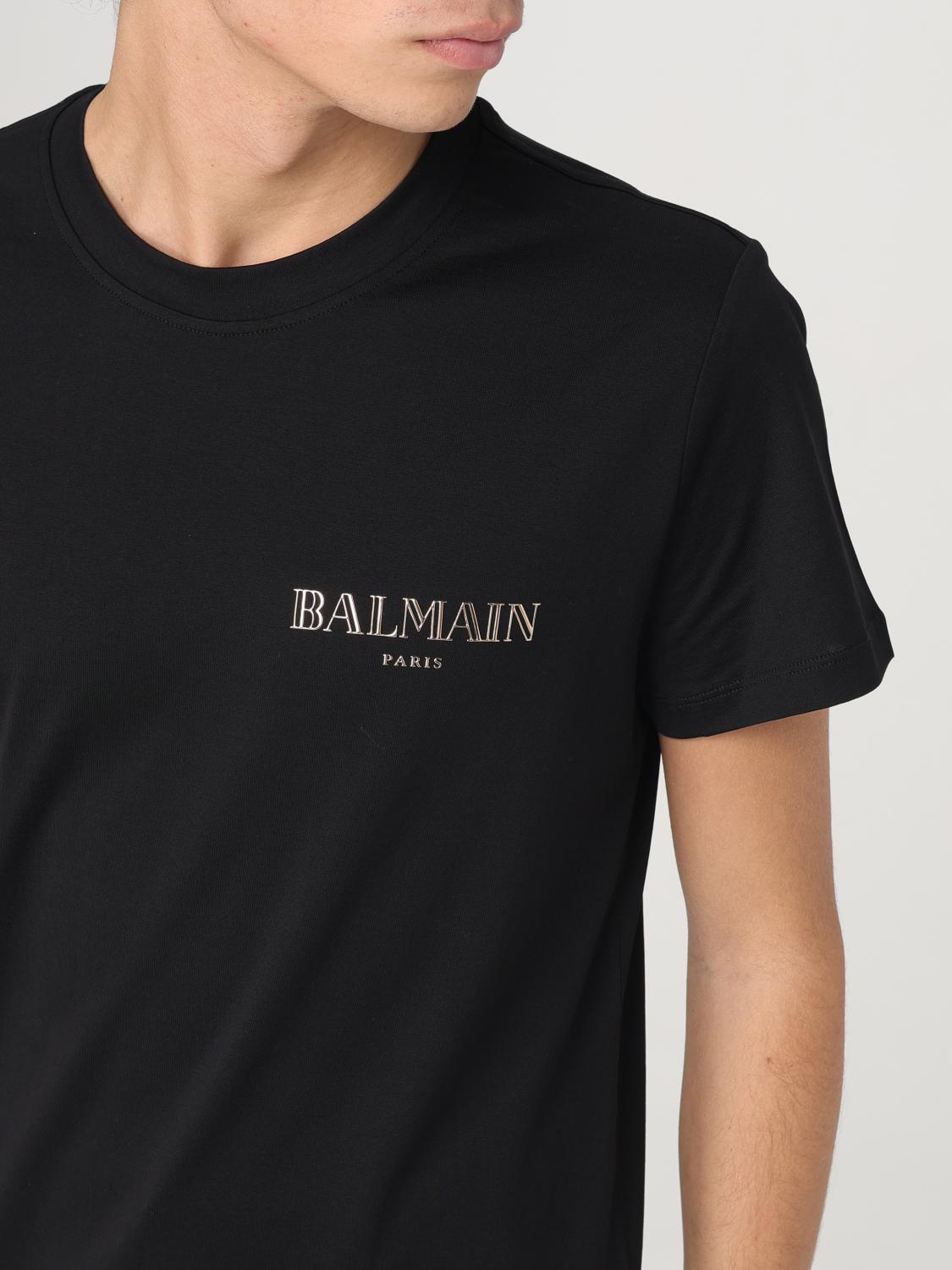 Balmain T Shirt Men Black