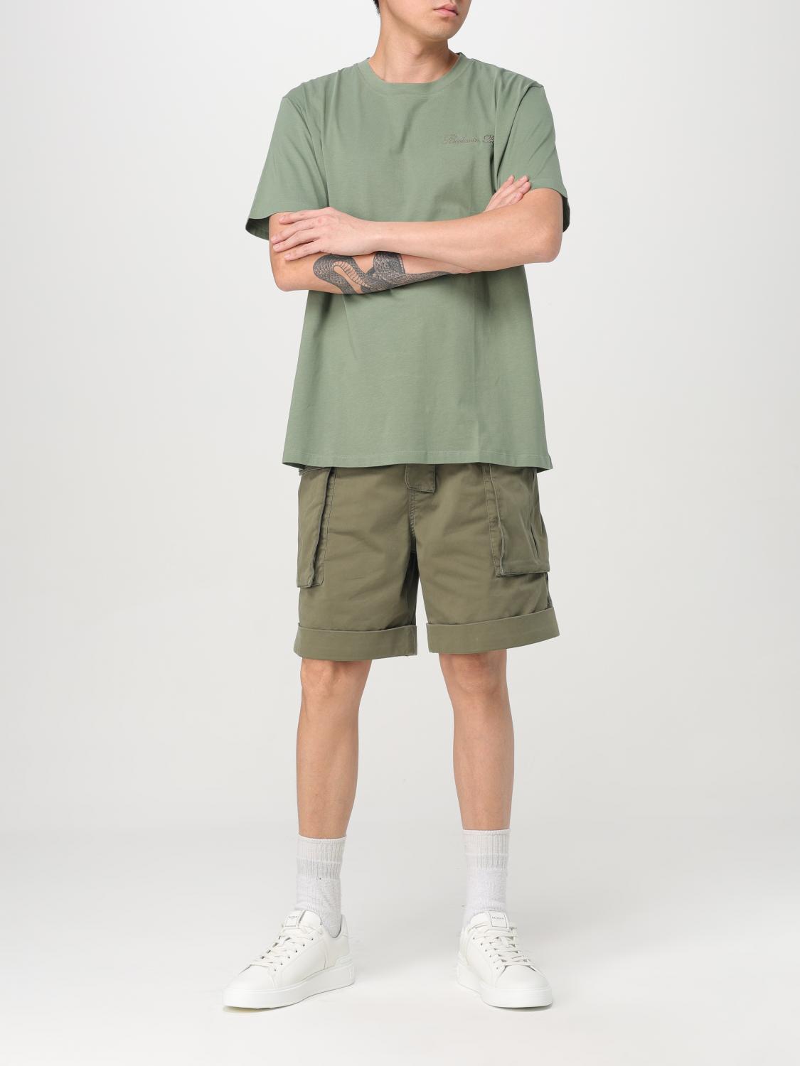 Balmain T Shirt Men Green