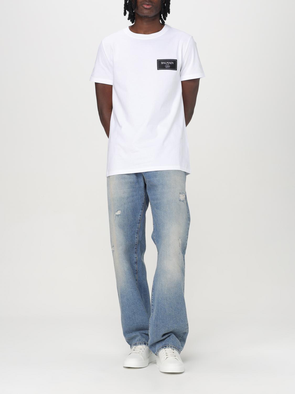 Balmain T Shirt Men Black