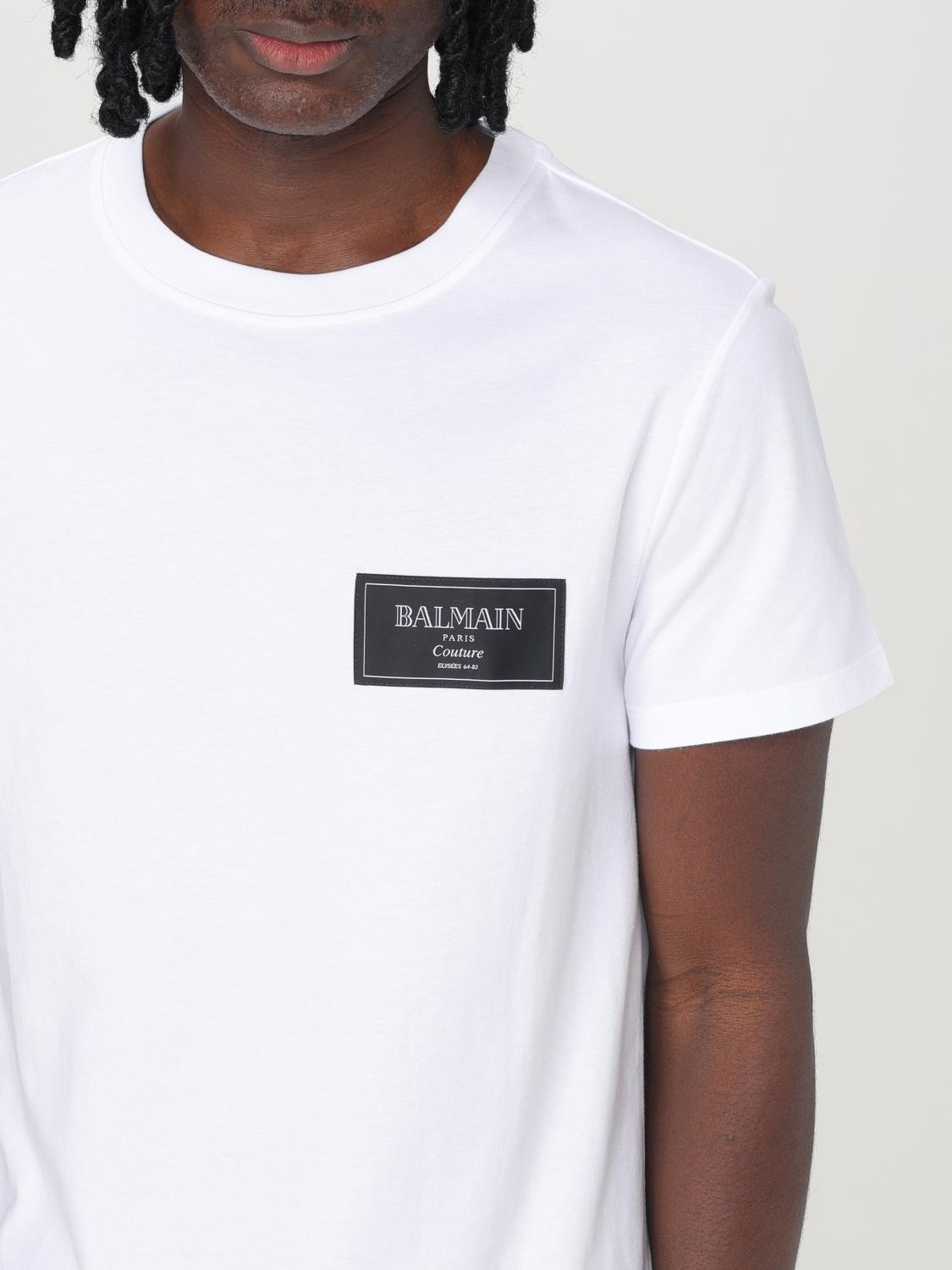 Balmain T Shirt Men Black