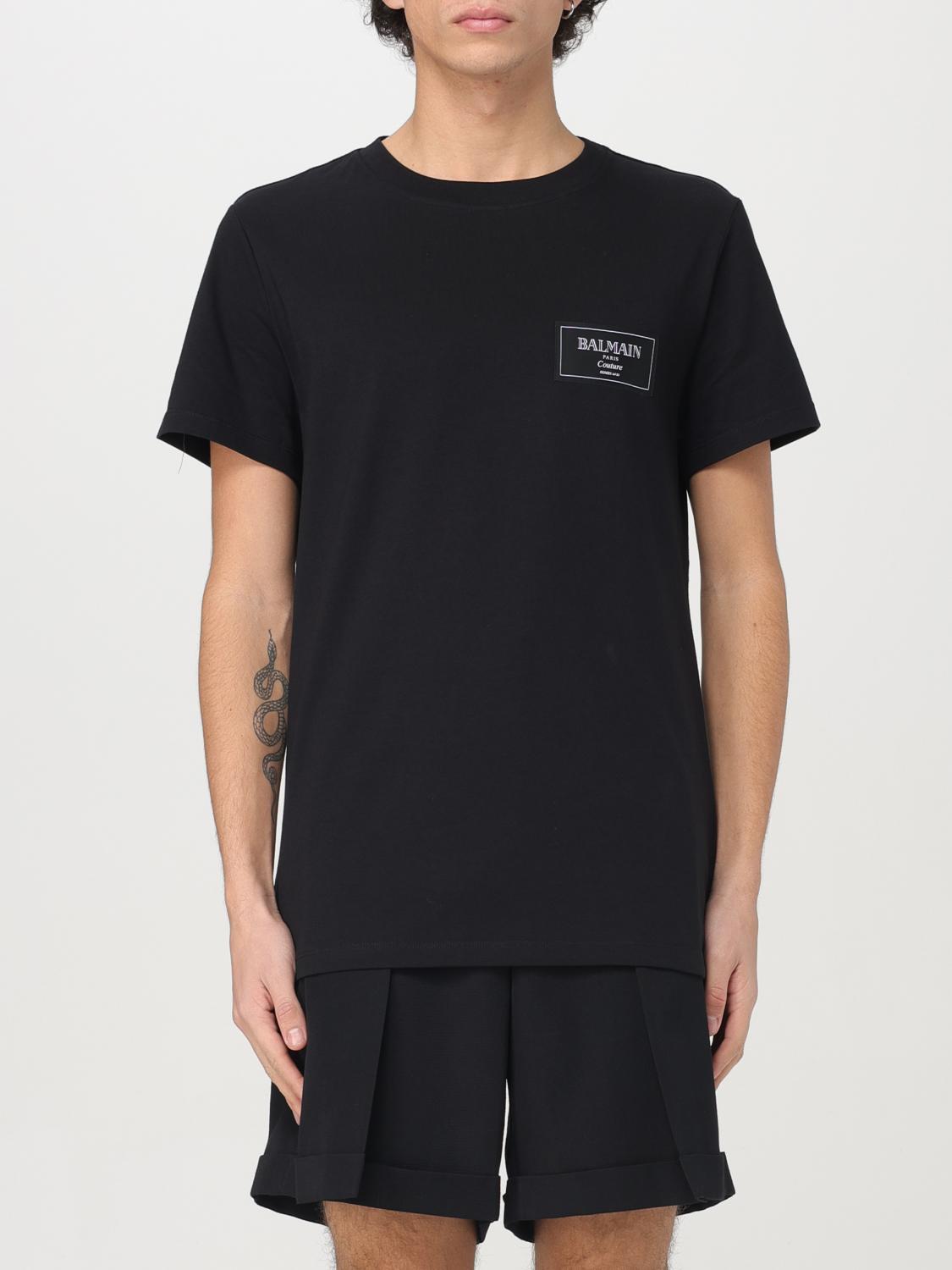 Balmain T Shirt Men Black