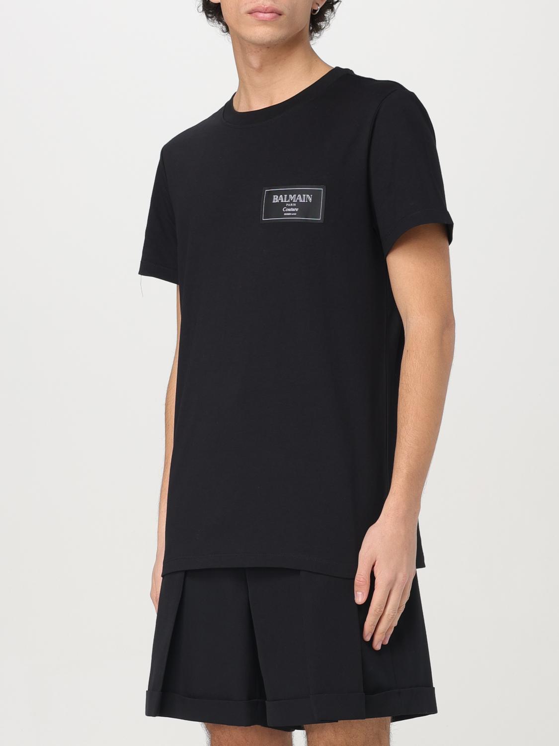 Balmain T Shirt Men Black