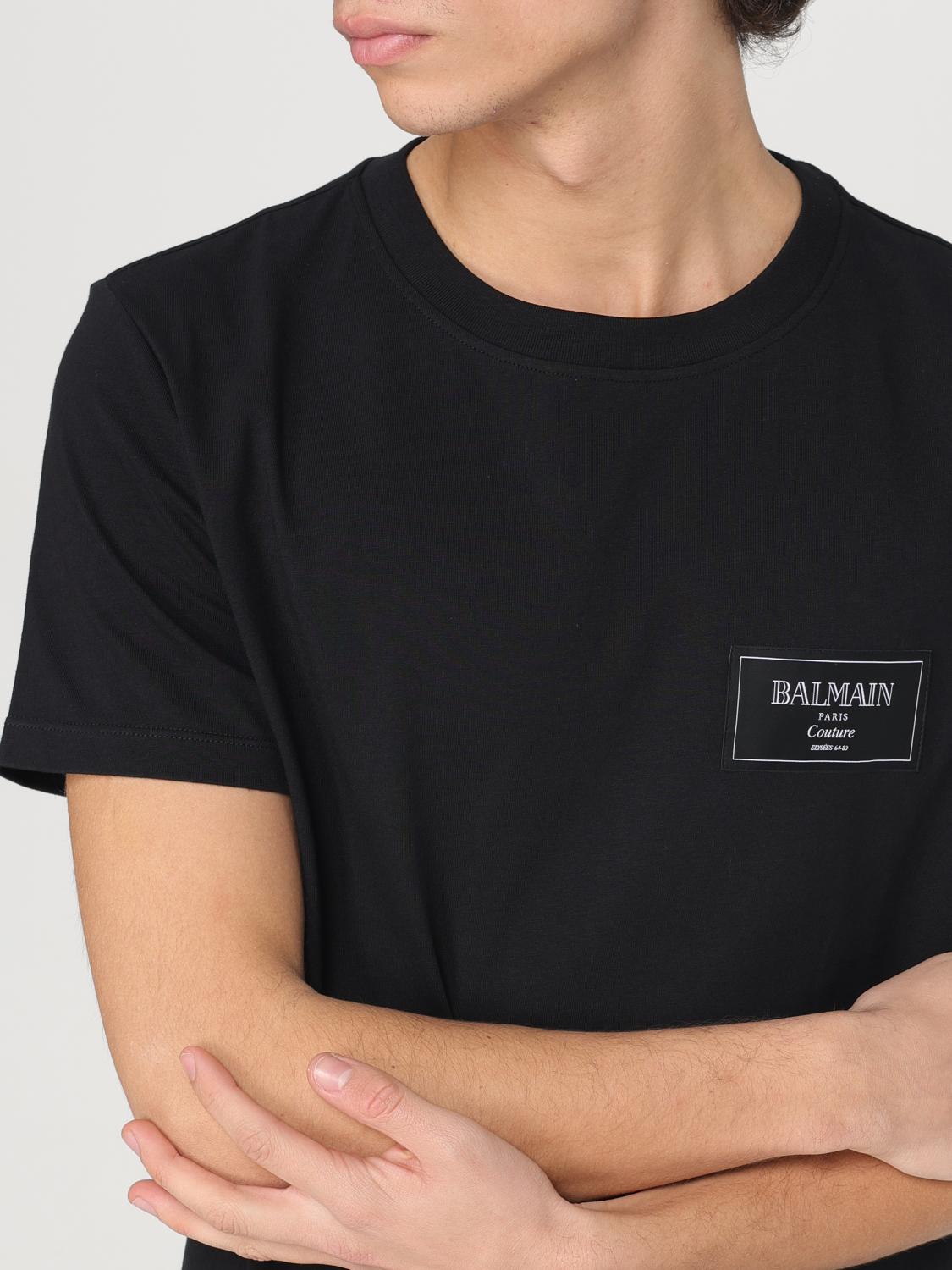 Balmain T Shirt Men Black