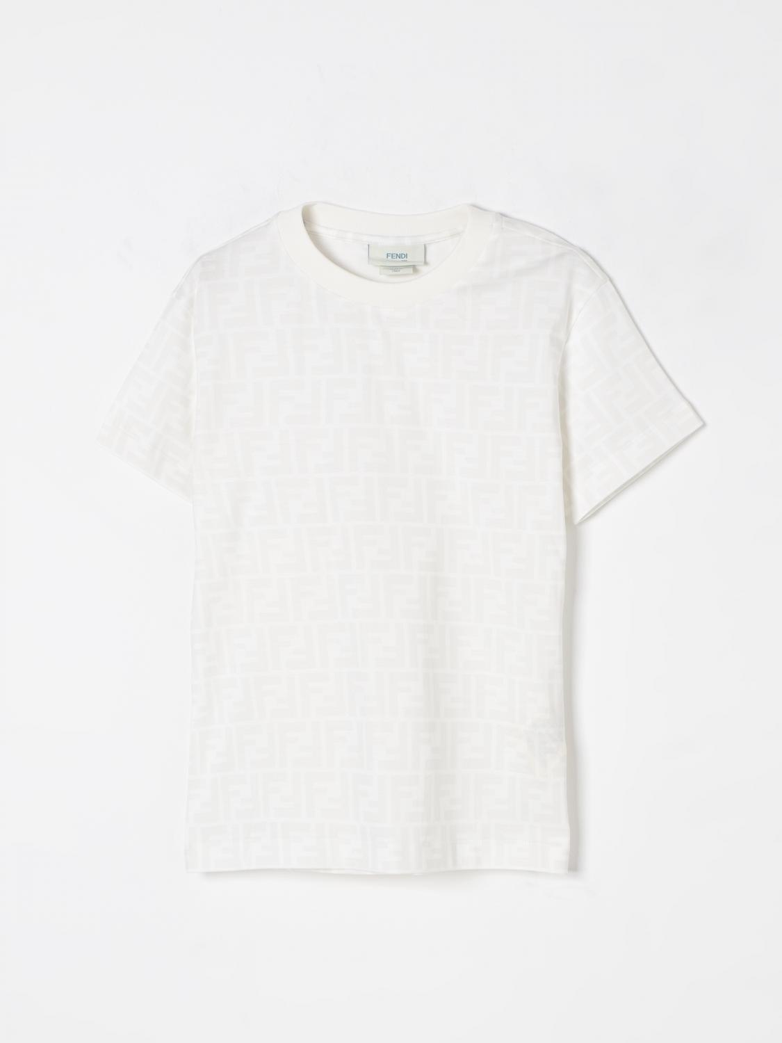 Fendi T Shirt Kids White