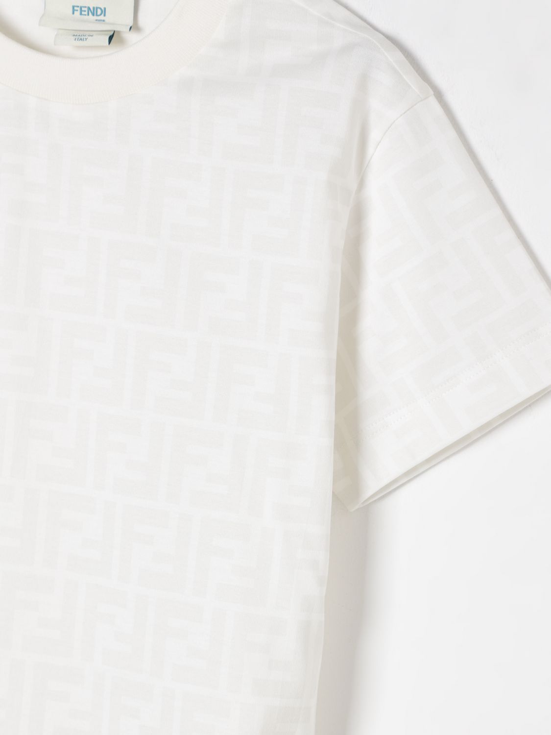 Fendi T Shirt Kids White