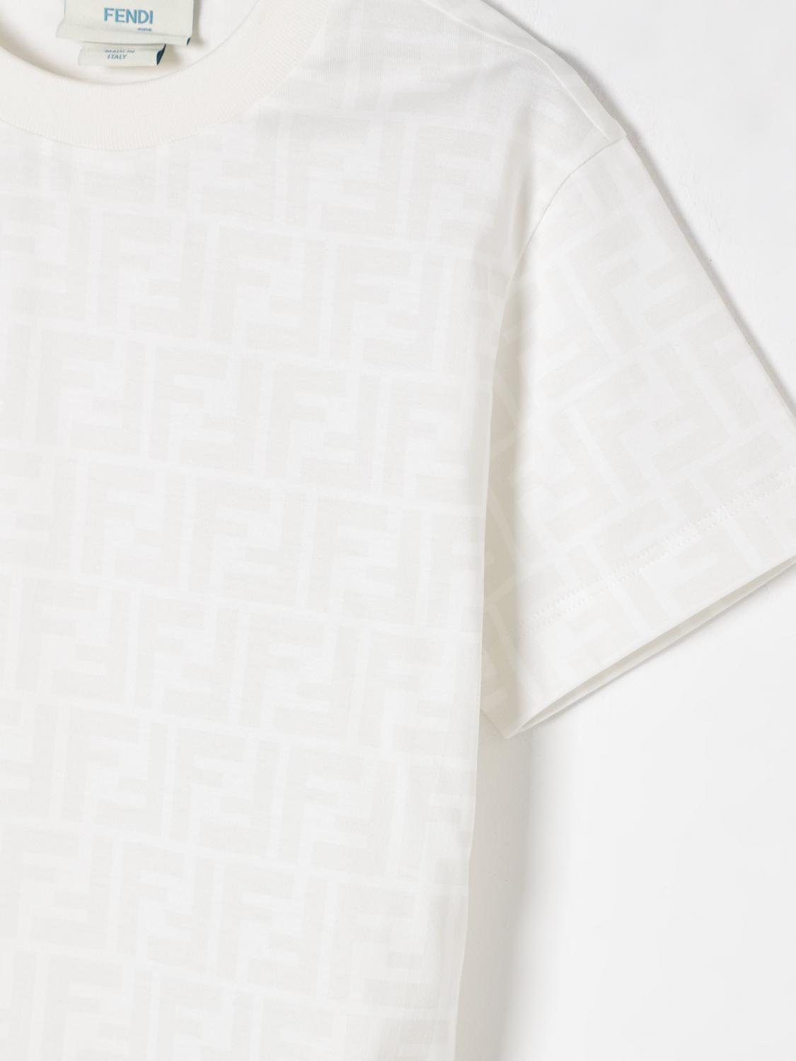 Fendi T Shirt Kids White