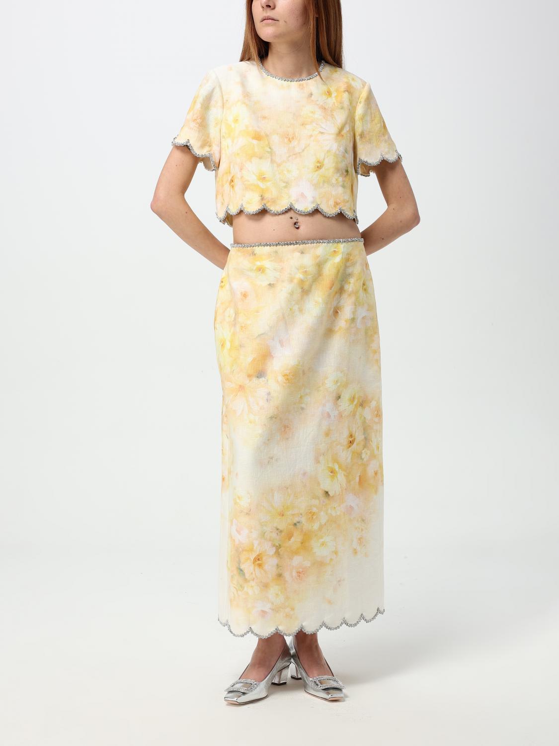 Zimmermann Skirt Woman Yellow