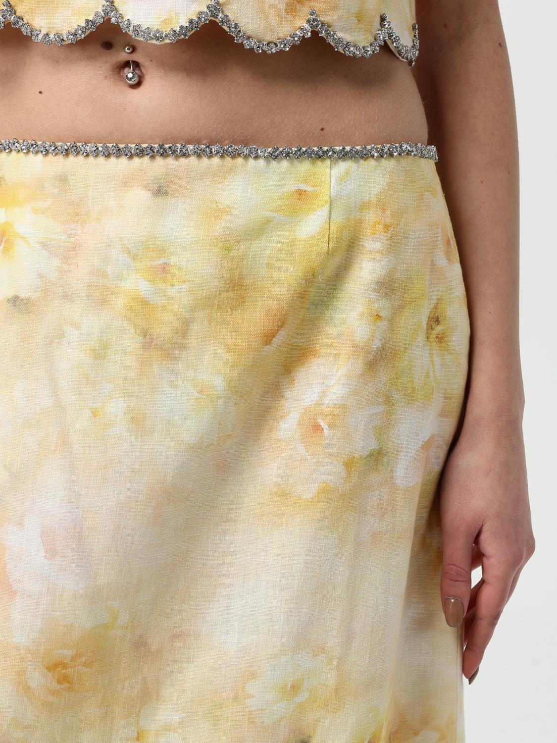 Zimmermann Skirt Woman Yellow