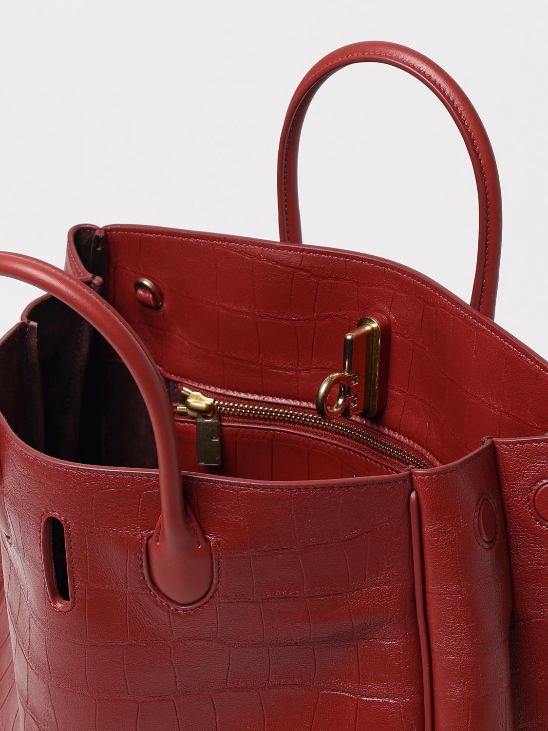 Burberry Handbag Woman Brick Red