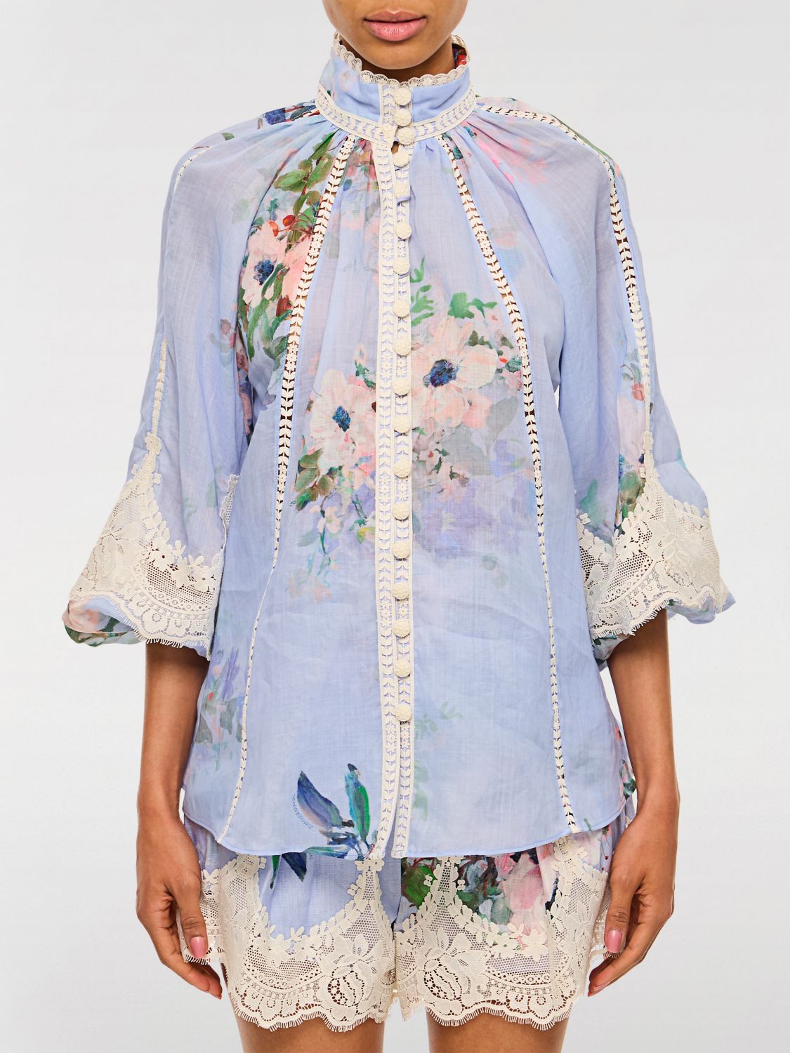 Zimmermann Shirt Woman Gnawed Blue