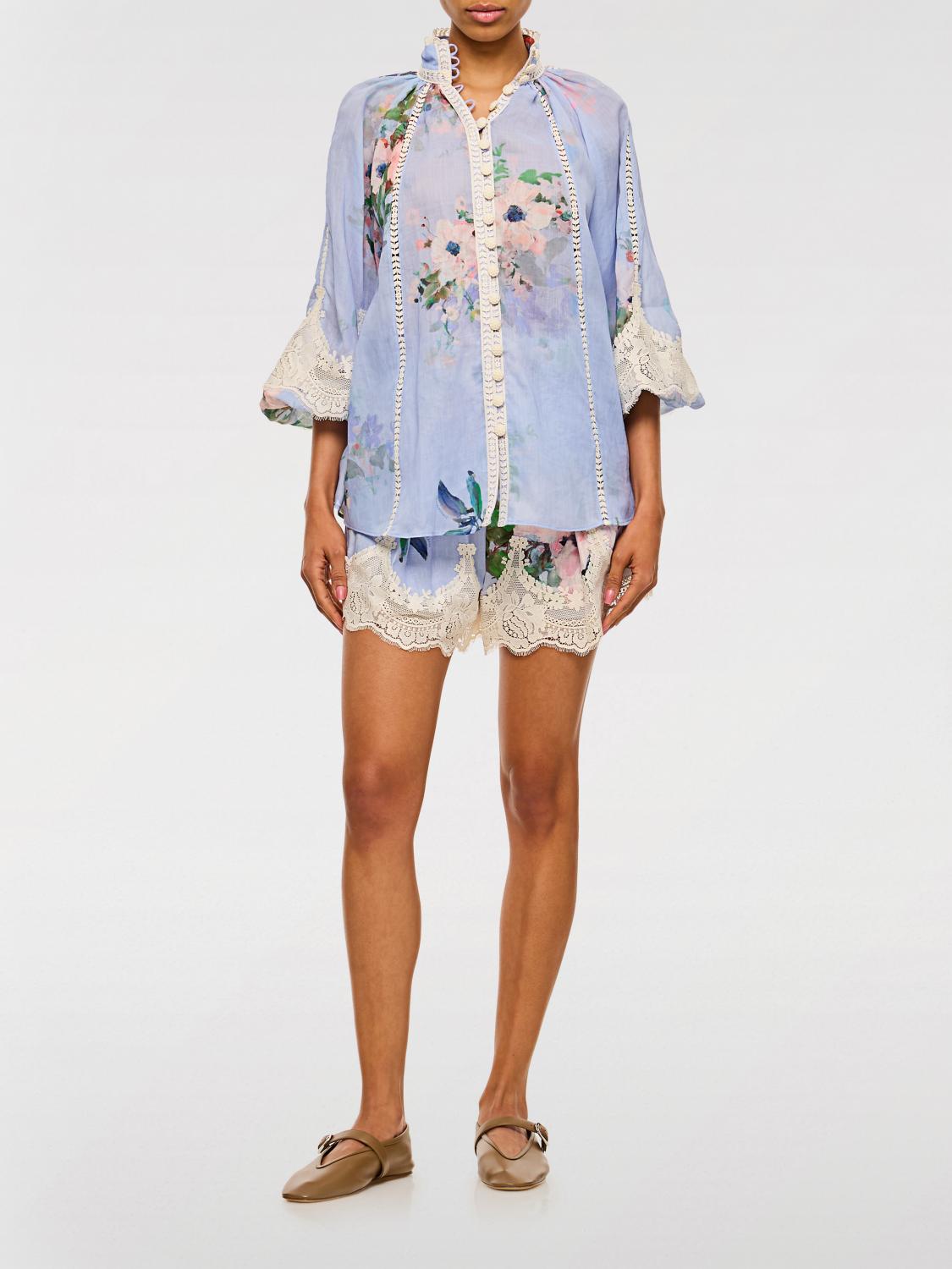 Zimmermann Shirt Woman Gnawed Blue