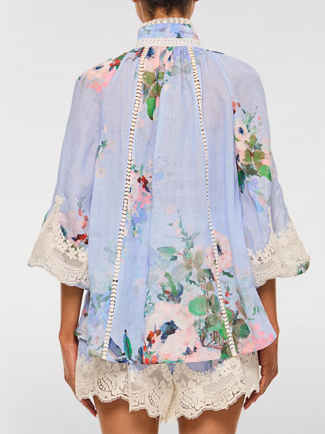 Zimmermann Shirt Woman Gnawed Blue