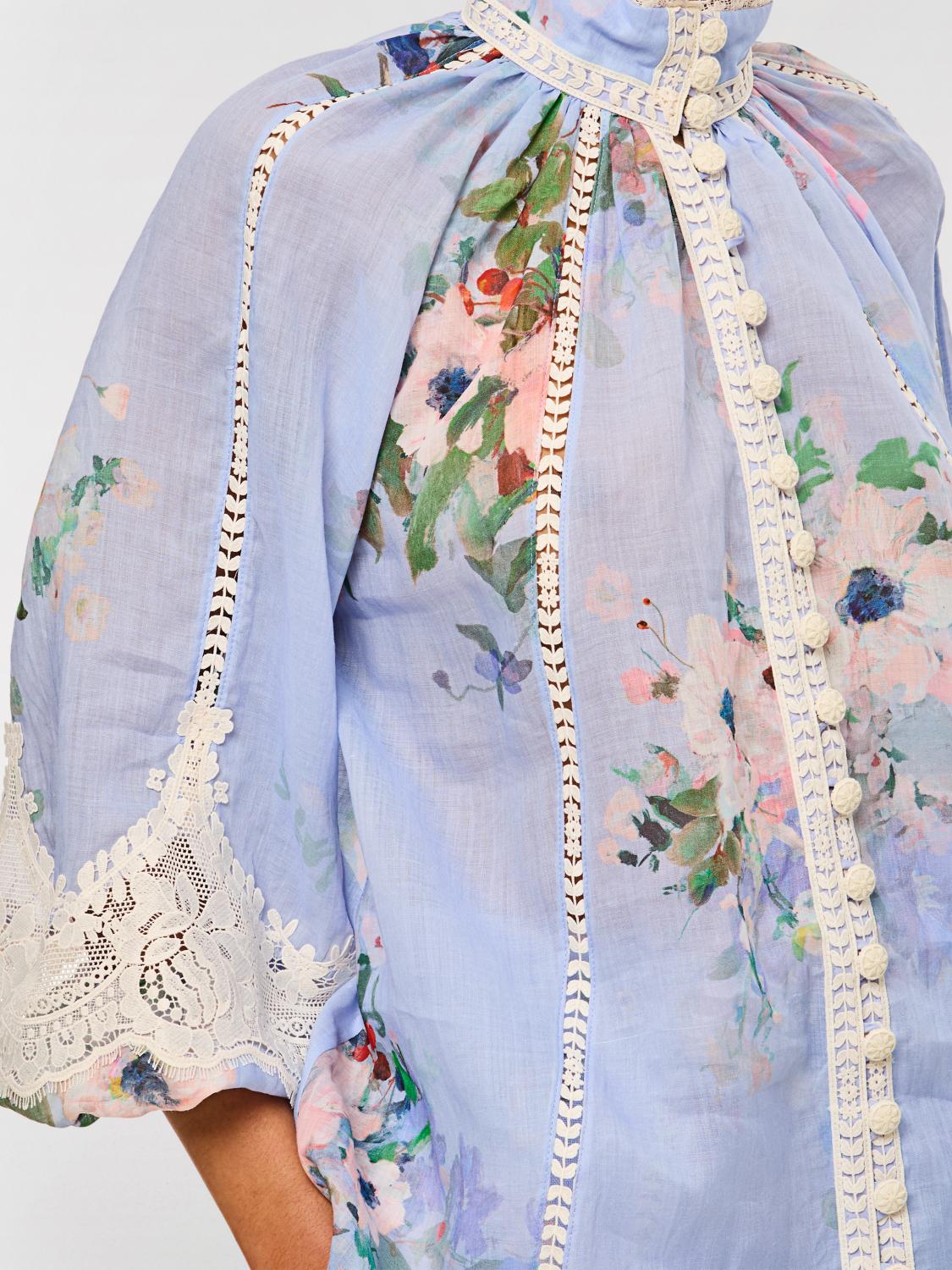 Zimmermann Shirt Woman Gnawed Blue
