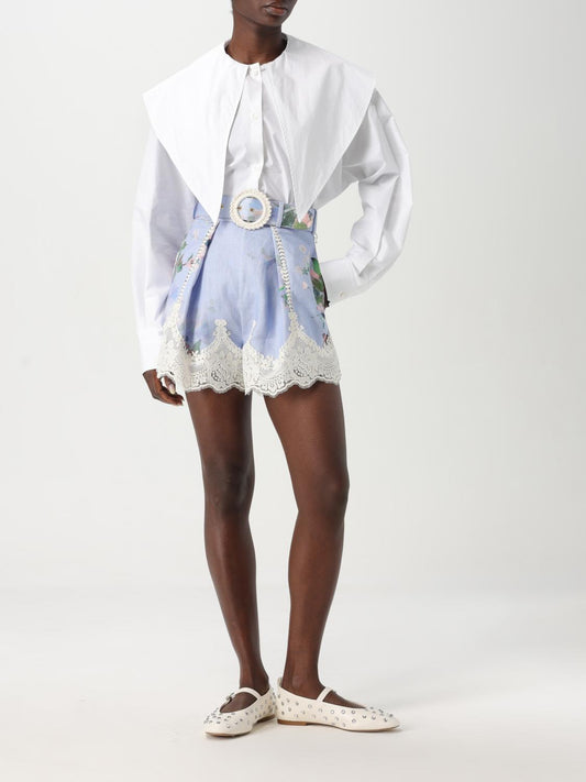 Zimmermann Short Woman Gnawed Blue