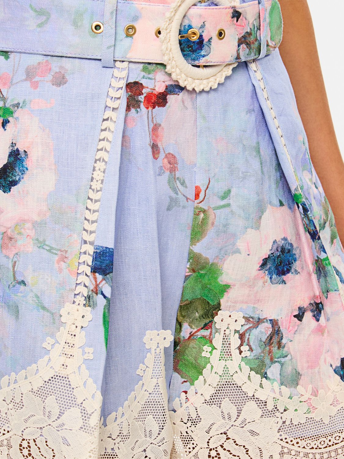Zimmermann Short Woman Gnawed Blue