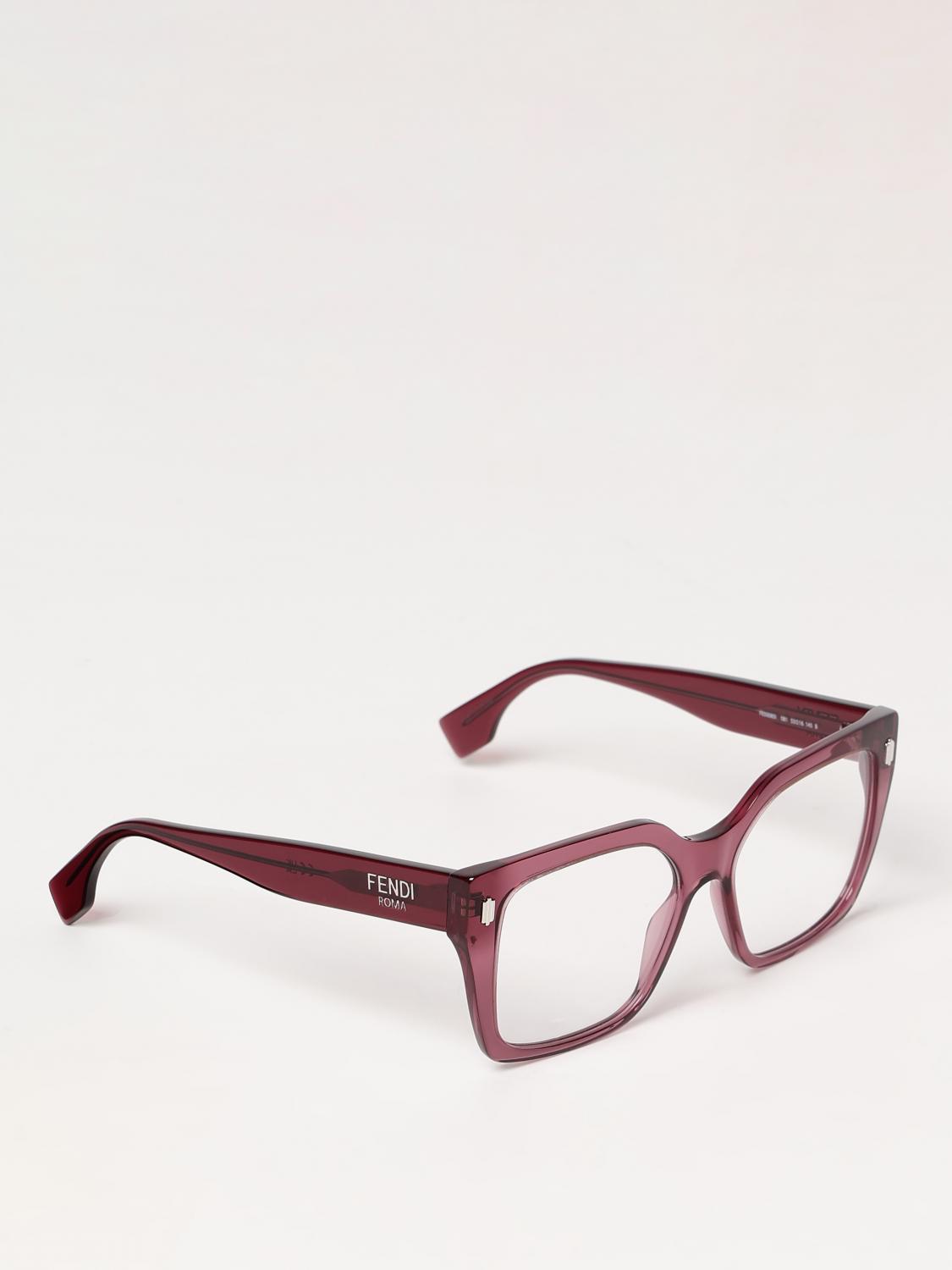 Fendi Optical Frames Woman Burgundy