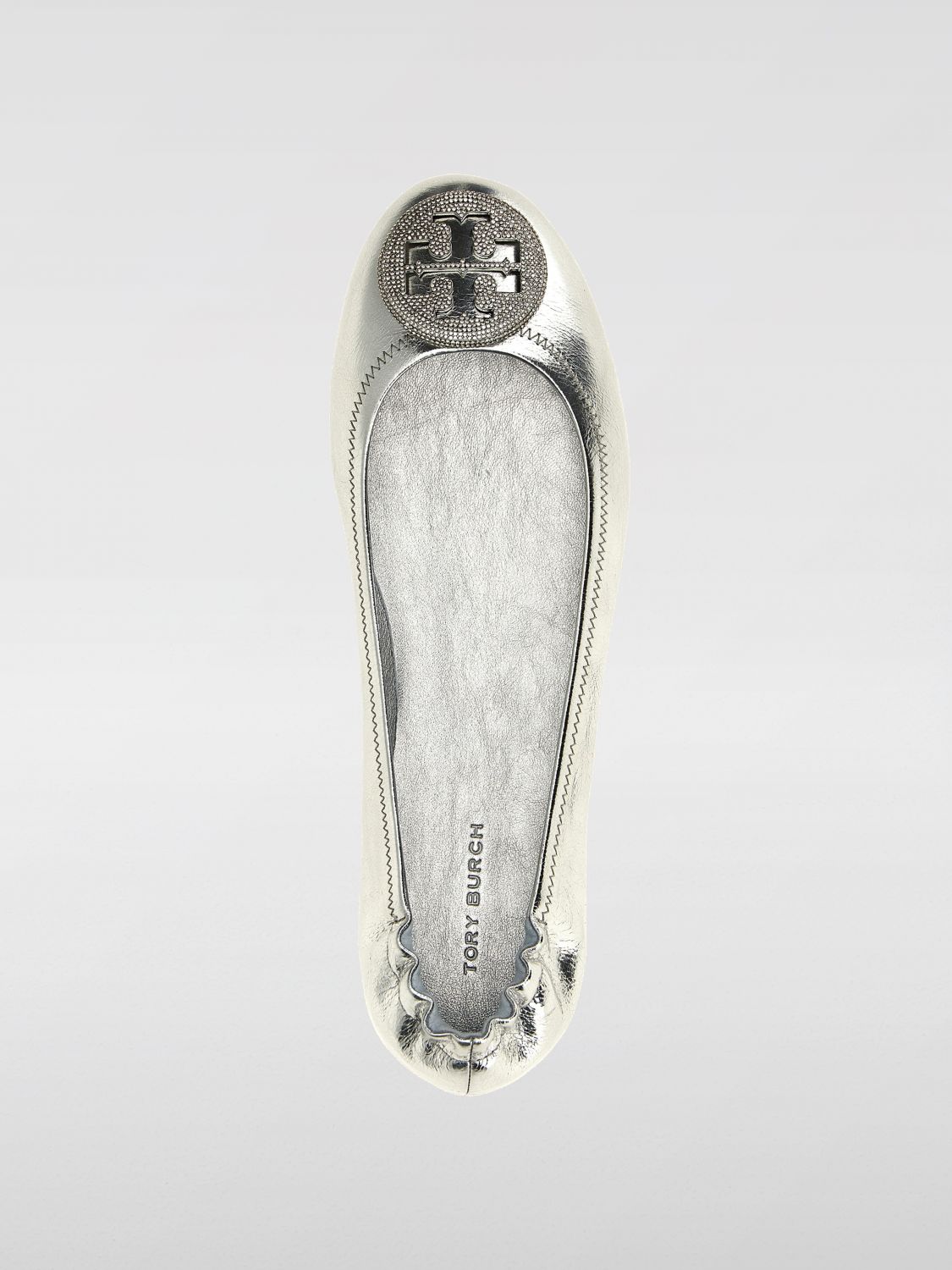 Tory Burch Ballet Flats Woman Silver