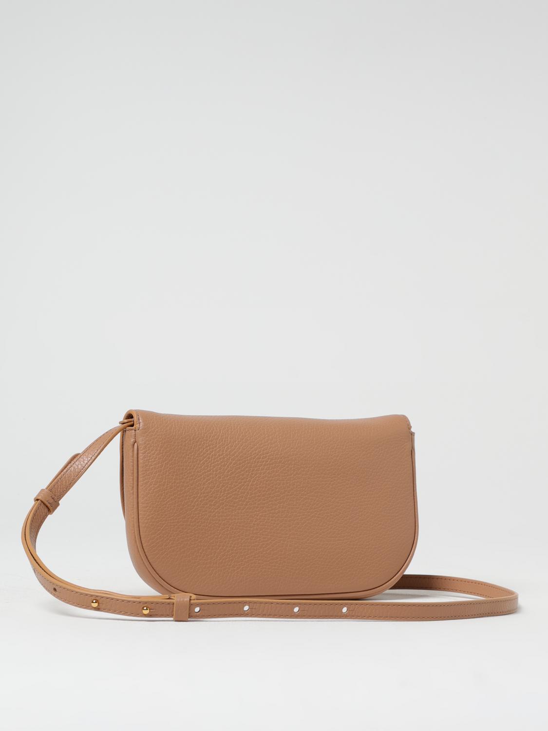 Coccinelle Crossbody Bags Woman Beige