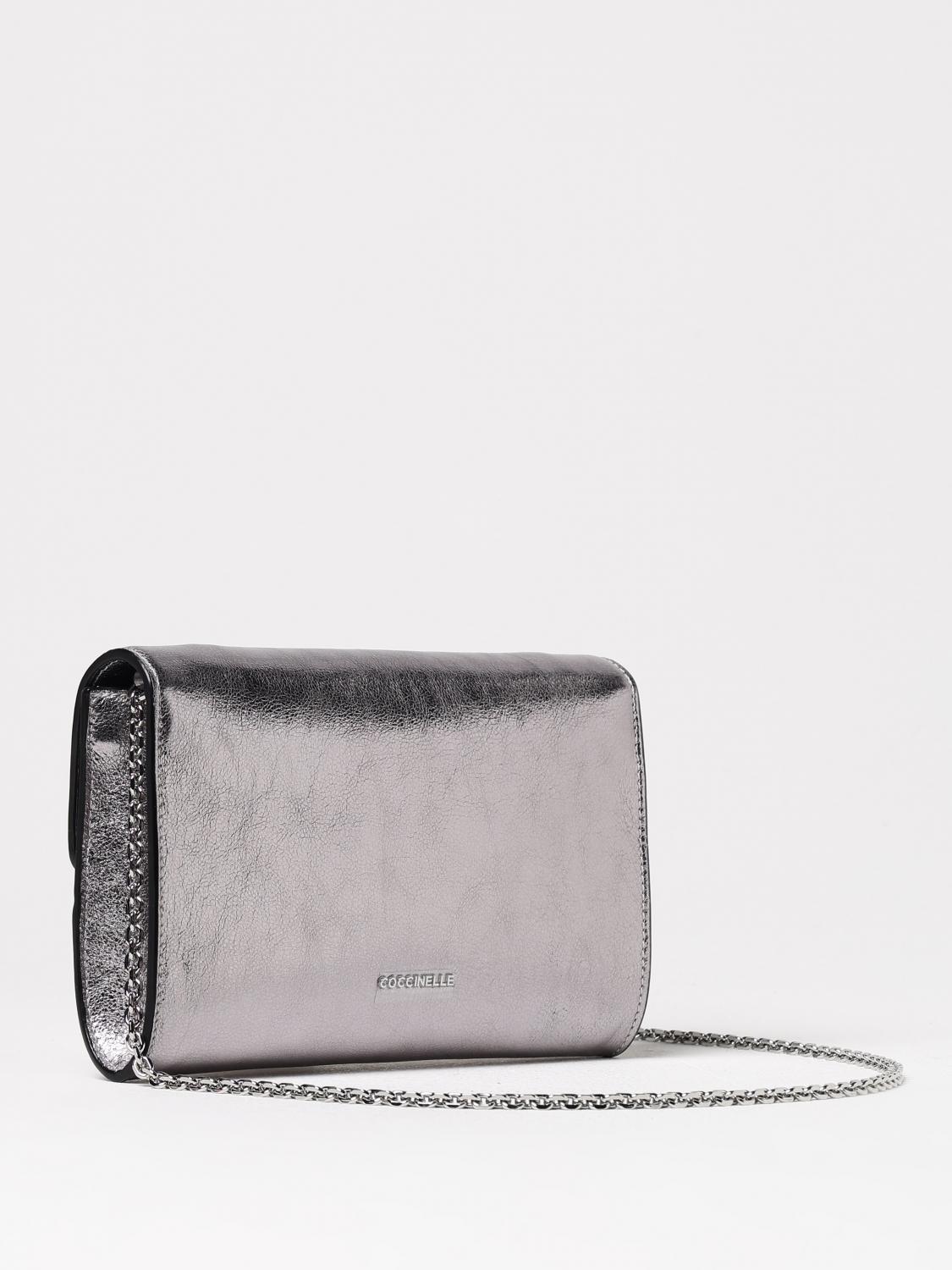 Coccinelle Mini Bag Woman Silver