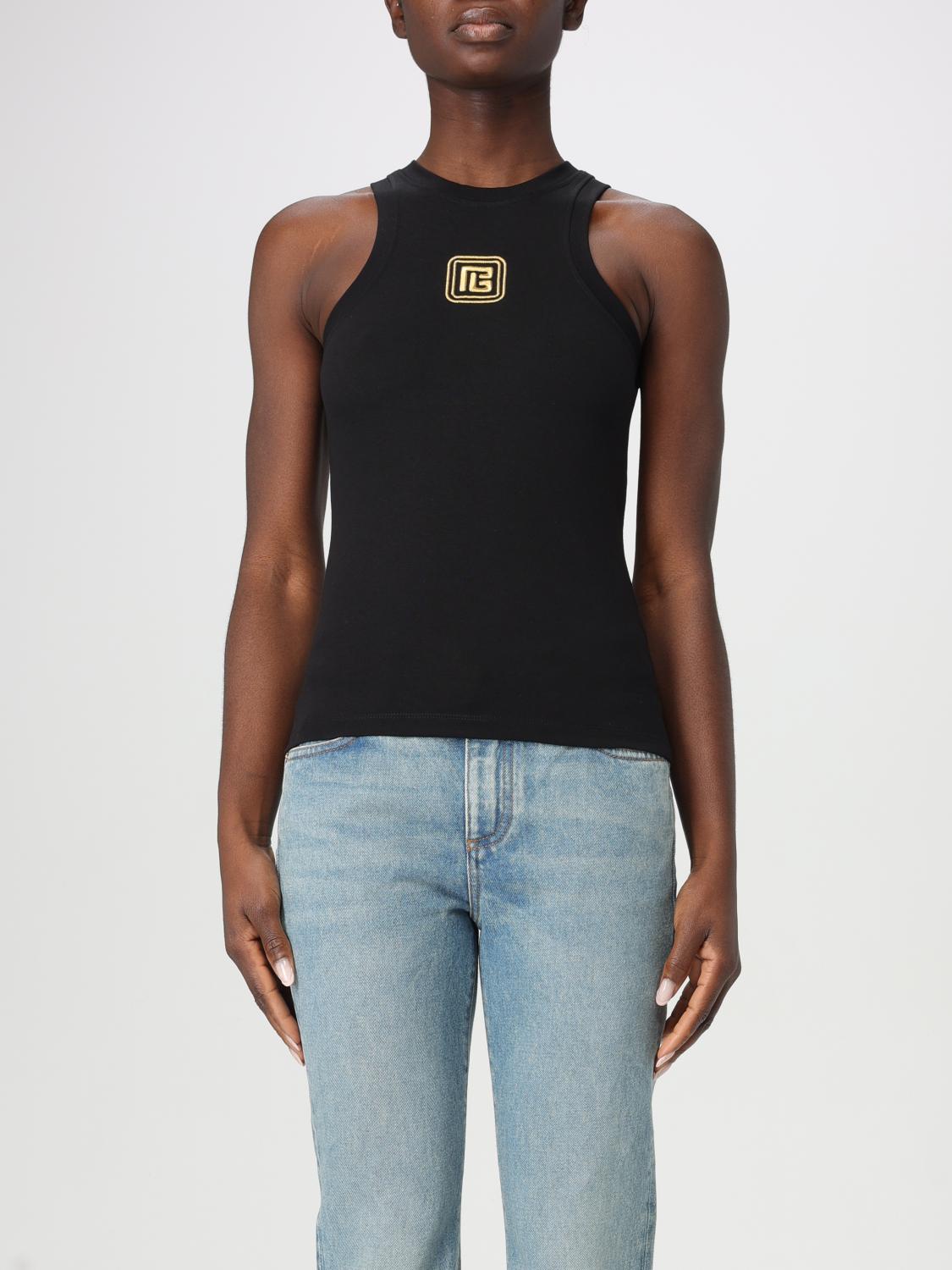 Balmain T Shirt Woman Black