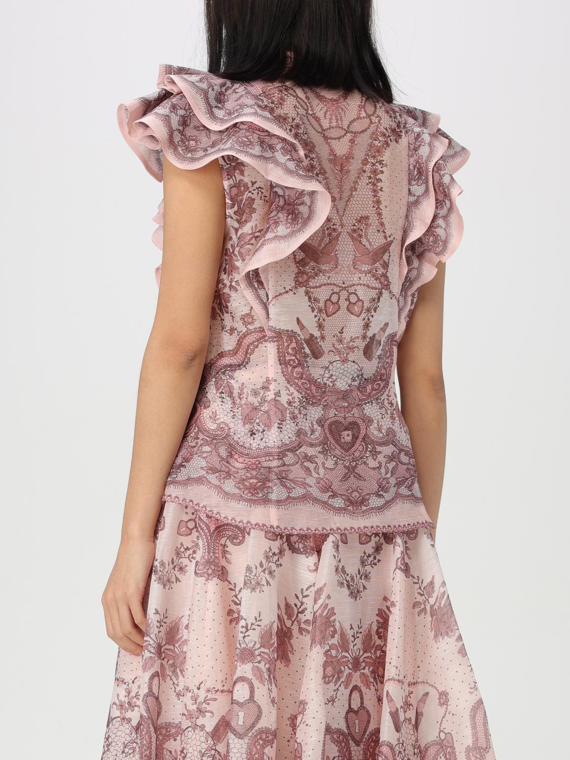 Zimmermann Top Woman Pink