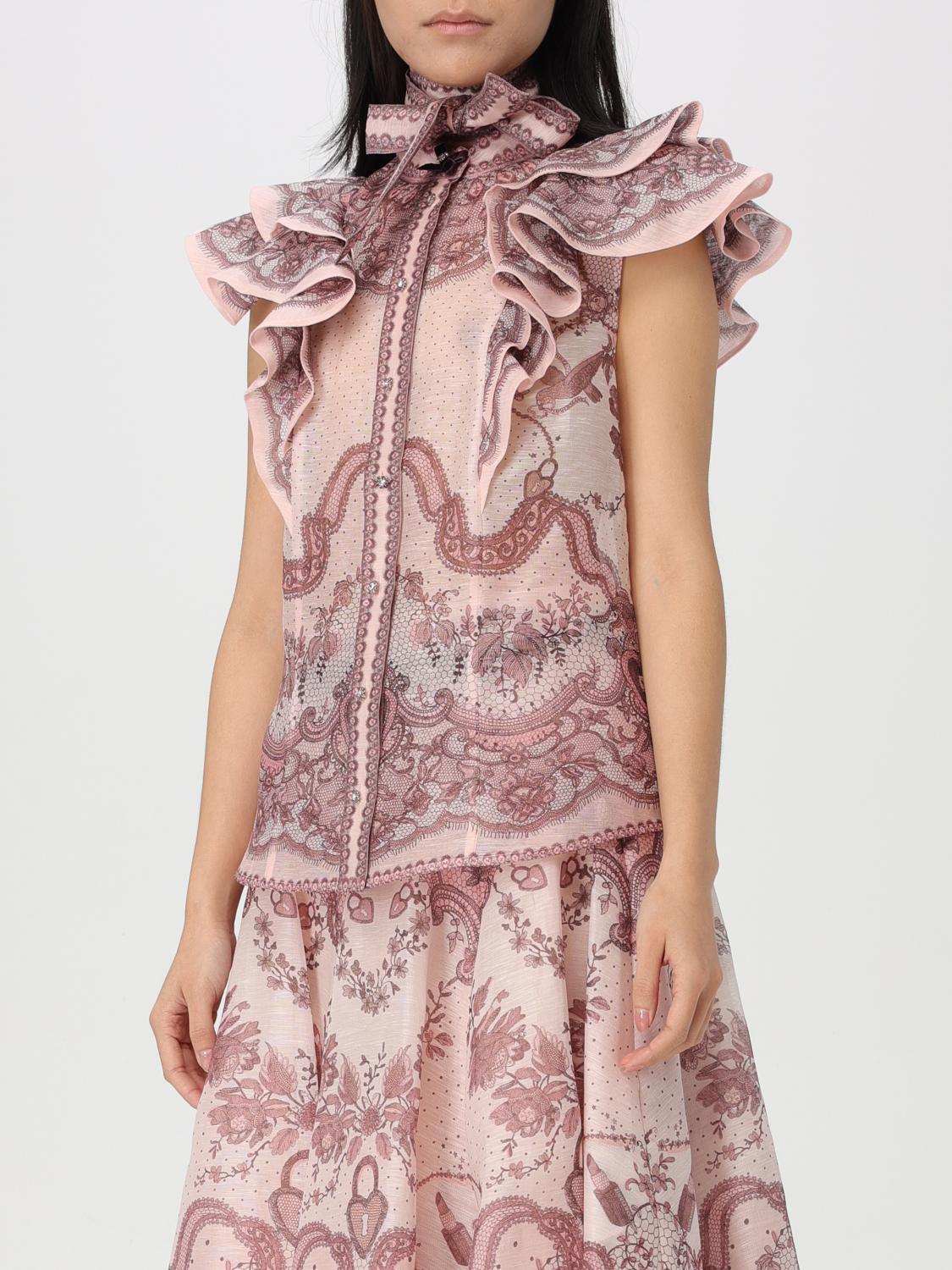 Zimmermann Top Woman Pink