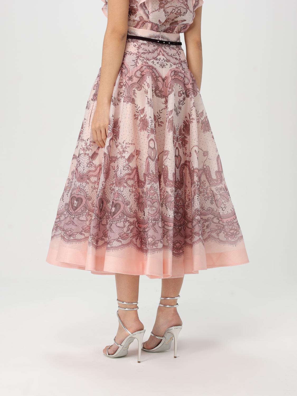 Zimmermann Skirt Woman Pink